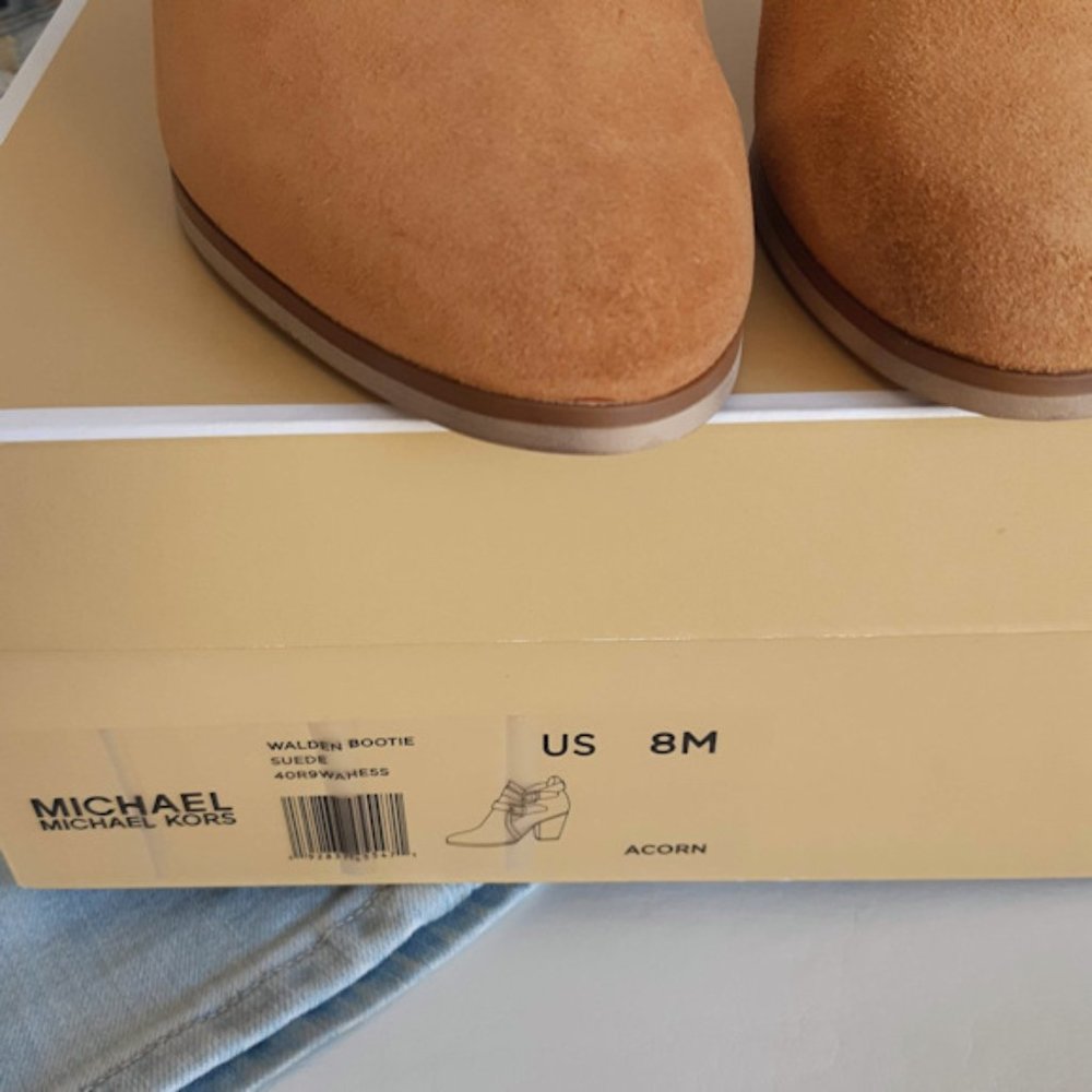 MICHAEL KORS Walden Suede Bootie - Picture 10 of 10